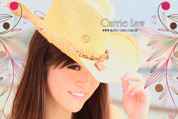 Moto-one首位模特兒-Carrie Law 甜美可人兒