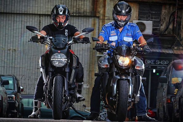 車壇洪金寶 Ducati Diavel & Suzuki B-King