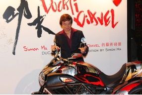 Simon Ma VS Ducati Diavel 的藝術碰撞