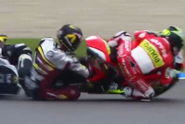 2012 Moto2荷蘭站「拍炒」精彩片段
