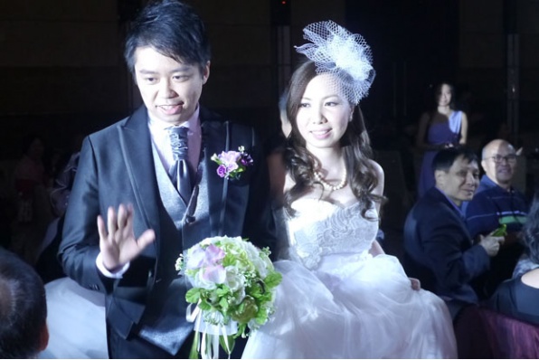 泰力摩托車中心老闆光哥幼女懿琪與子鋒新婚之喜 - 才子佳人