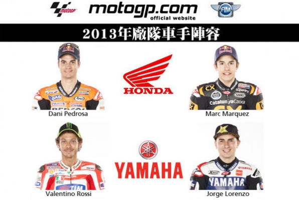 最新2013 Motogp車隊陣容