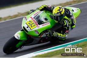 Moto2車手Andrea Iannone比羅絲造出更快圈速