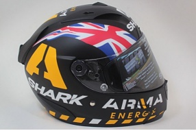 360° SHARK RACE-R PRO REDDING 英國新勢力車手頭盔拉花
