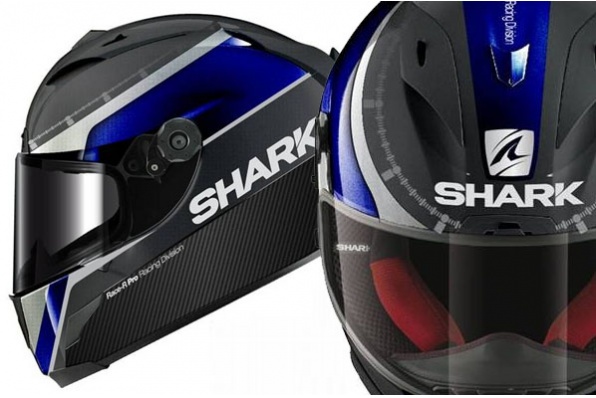 Shark Race-R Pro Carbon - Yamaha「賽藍Race Blu.」頭盔