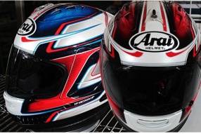 ARAI RX-7 RR5 PEOROSA GP 最新柏度莎MotoGP頭盔兩色抵港