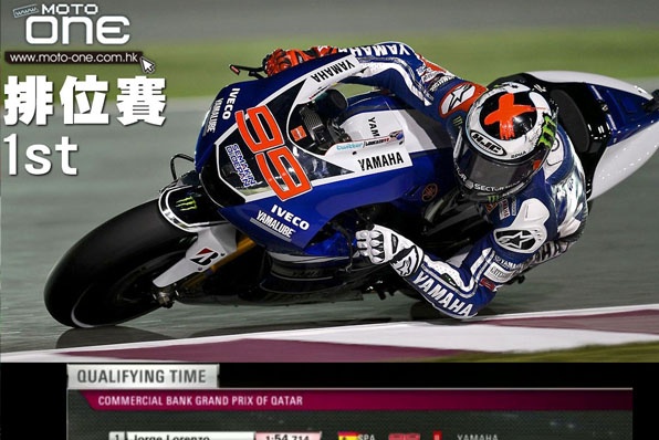 2013 Motogp卡塔爾站排位賽Q2速報-羅倫素排頭位起步~