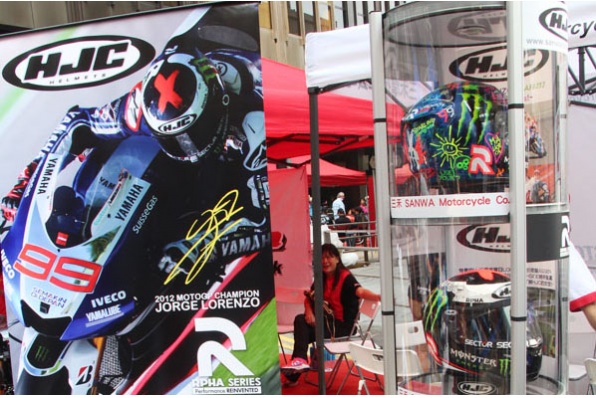 Birdgestone輪胎與HJC頭盔展覽 - 2013香港電單車節