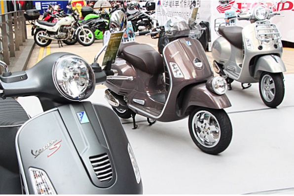 PIAGGIO、VESPA意式綿羊展區 - 2013香港電單車節