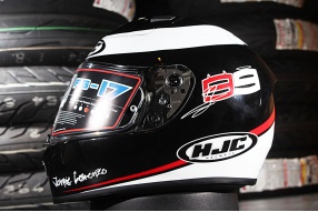 HJC FG-17 X-Fuera Jorge Lorenzo 高階羅倫素花競賽頭盔 