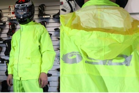 SIDI K-OUT RAIN SUITS 螢與黑電單車雨衣套裝