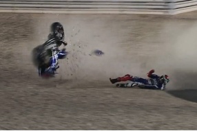 羅倫素跌車原因～2014 Motogp卡塔爾站