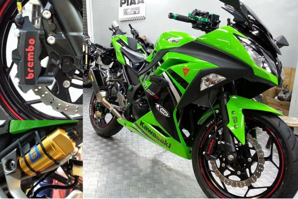 Kawasaki Ninja 300 激改編！(銀星摩托)