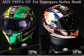 AGV PISTA GP－真正Motogp車手配戴頭盔抵港(STEFAN BRADL & Pol Espargaro)