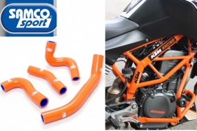 SAMCO sport－KTM 390 DUKE加強外觀的專用散熱喉管