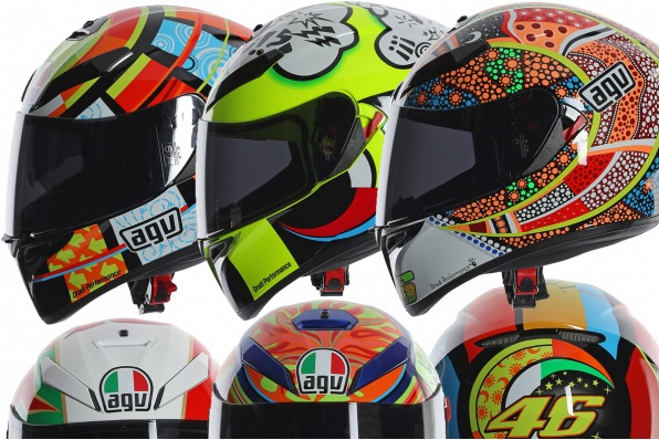 AGV K3 SV 多款羅絲特別拉花頭盔抵港