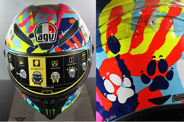 AGV Pista GP E2205 LIMITED EDITION MISANO 2014 - 羅絲的色彩神掌