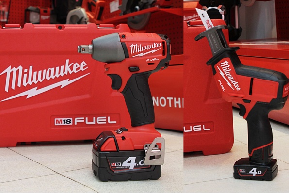 MILWAUKEE M12 Fuel無碳刷老虎鋸及M18 Fuel 無碳刷扑機/扳手 