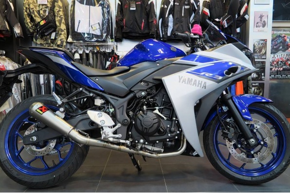 YZF-R3 Akrapovic Full system (GP style) 蝎子全梳+GP鈦合金尾段排氣喉