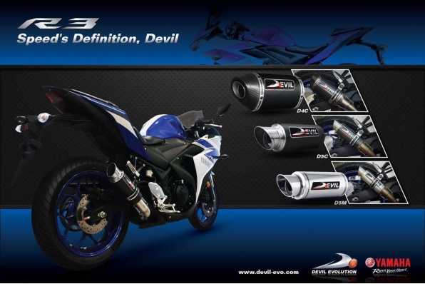 Devil排氣管及Dair高性能空濾港澳總代理│銀星摩托車維修中心