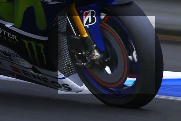 高溫燒紅碳纖煞車碟│羅倫素M1戰車│Motogp日本站