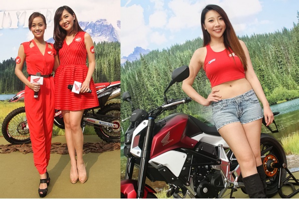 HONDA全線車系│人氣明星心穎及洛雯BB壓陣│BULLDOG、SFA、CRF250 RALLY三台概念車參展│香港電單車節