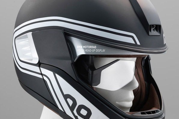 BMW智能頭盔-GOOGLE GLASS式屏幕