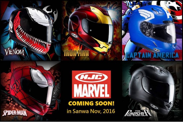 HJC MARVEL 美國漫畫英雄系列│11月行貨登陸香港