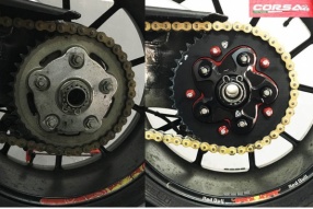 CNC Racing Ducati 848 尾牙套裝│安裝前與後│CORSA MOTORS