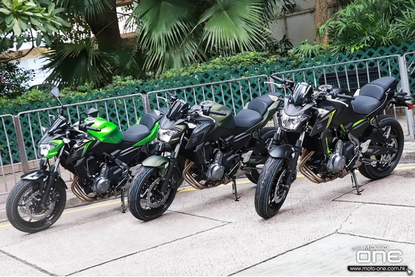 2018 KAWASAKI Z650│啞黑、川崎綠、金屬底啞軍綠新色│直2街車抵港
