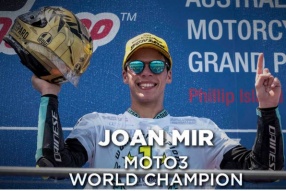 MOTO3 2017全年總冠軍誕生 - 20歲的西班牙車手 Joan Mir