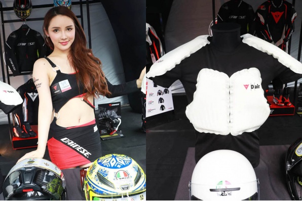 DAINESE HK 人氣模特兒在場│AGV最新K1全面頭盔│AIRBIG氣囊展示│2017香港電單車節