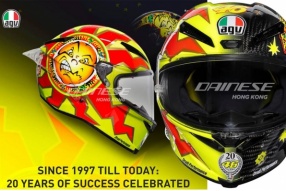 AGV PISTA GP R Valentino Rossi 20週年限量版頭盔現已接受預訂!