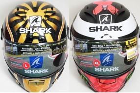 SHARK RACE-R-Pro MOTO2冠軍沙高及2017羅倫素頭盔彩繪版本抵港