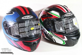 ZEUS ZS-813 2018全新帽型擾流設計全面頭盔及ZS-611可拆式下巴保護冚新花頭盔