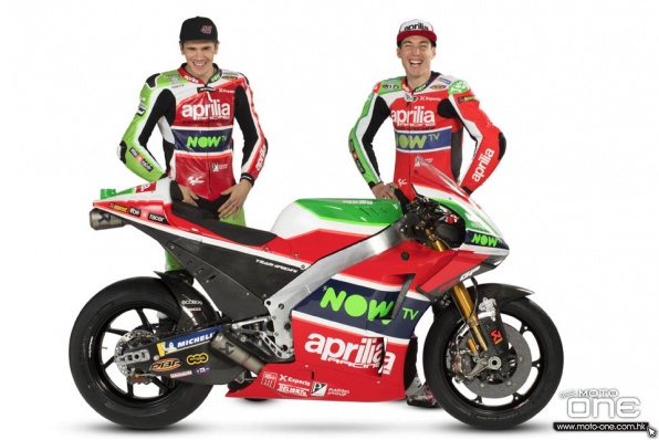 2018 APRILIA Motogp戰馬－沿用NOW TV意大利色拉花