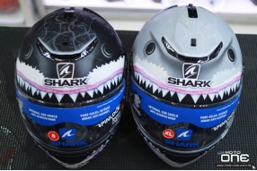 Shark Spartan 真黑白大白鯊及 Carbon碳纖維新花 - 減噪雙尾翼全面頭盔
