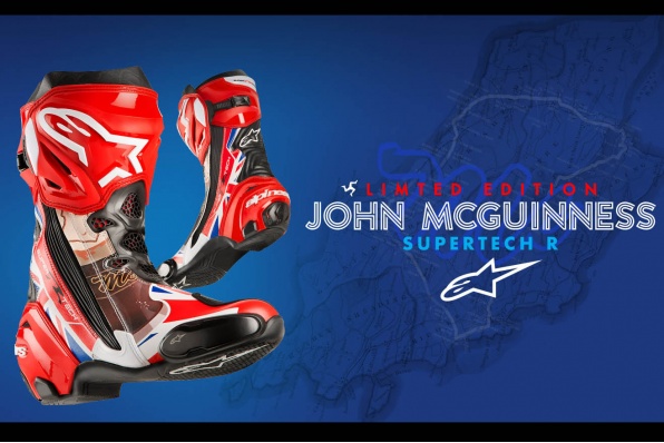 ALPINESTARS SUPERTECH R John McGuinness Limited Edition 麥堅尼斯限量版賽車皮靴接受預訂