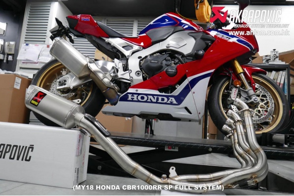 Akrapovic蠍子全段 CBR1000RR SP/2 排氣喉抵港!!!
