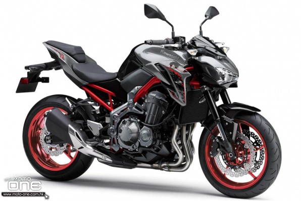 2019 KAWASAKI Z900 新色發佈 - 月亮灰、紅車架、紅輪框