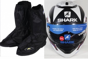 BENKIA防水鞋套及Shark Spartan Replica Redding Mat(雷丁) MotoGP車手拉花 - 利力發售