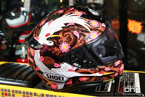 SHOEI Z-7 Transcend TC-10 日本國鳥「丹頂鶴」限量拉花頭盔，只得一批，現貨只餘S、XL、XXL，售完即止 - 頭盔王