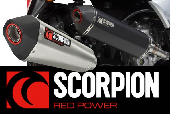 SCORPION優質高性能蠍子喉│英國手工製造│紅色力量│SDMOTO PARTS