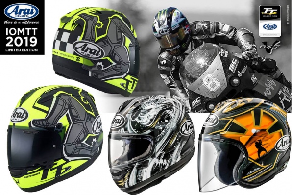 Arai RX-7X IOM TT 2019 限量版、Kiyonari 清成龍一及VZ-Ram Pedrosa Spirit Gold 接受預訂