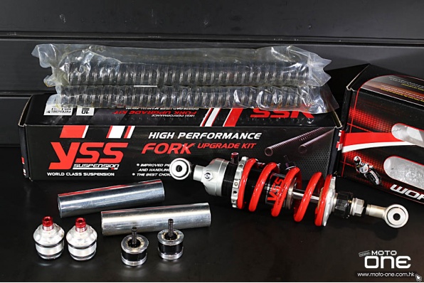 NINJA 400 YSS FORK UPGRADE KIT 前叉升級套裝組件及YSS MZ456 TRL 尾避震