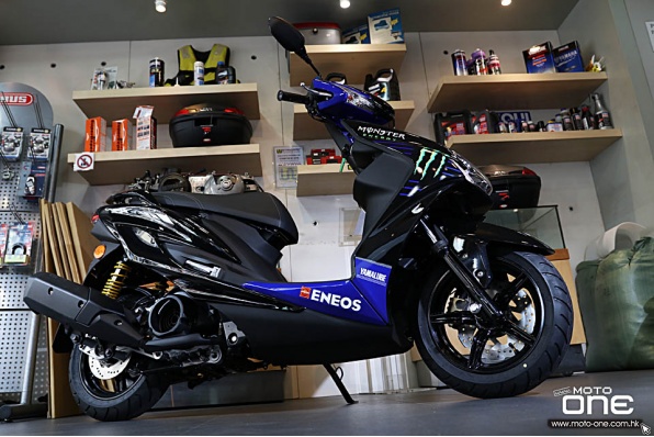 MONSTER ENERGY YAMAHA MOTOGP EDITION CYGNUS X ABS 特別版抵港