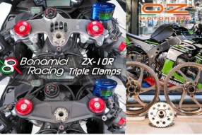 Bonamici Racing 專用上眼鏡及O.Z鍛造六爪鋁合金輪軭│高品質賽車補品│亞林發售