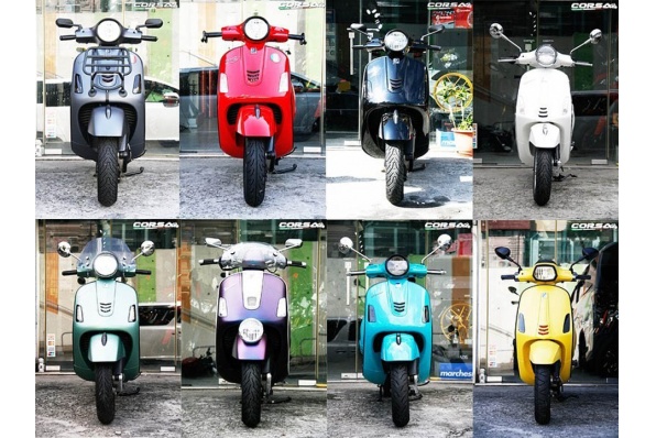 Vespa 系列改裝、維修、車身轉色服務 - CORSA MOTORS