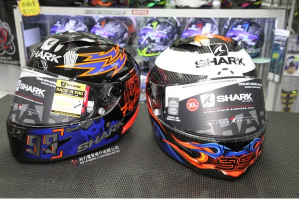 【SHARK RACE R PRO LORENZO】兩款羅倫素專屬賽車頭盔