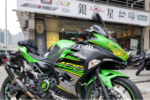 Ninja400 Ohlins 尾避震、Damper、前叉油芯及專用彈弓、RSV Damper碼 - 銀星摩托